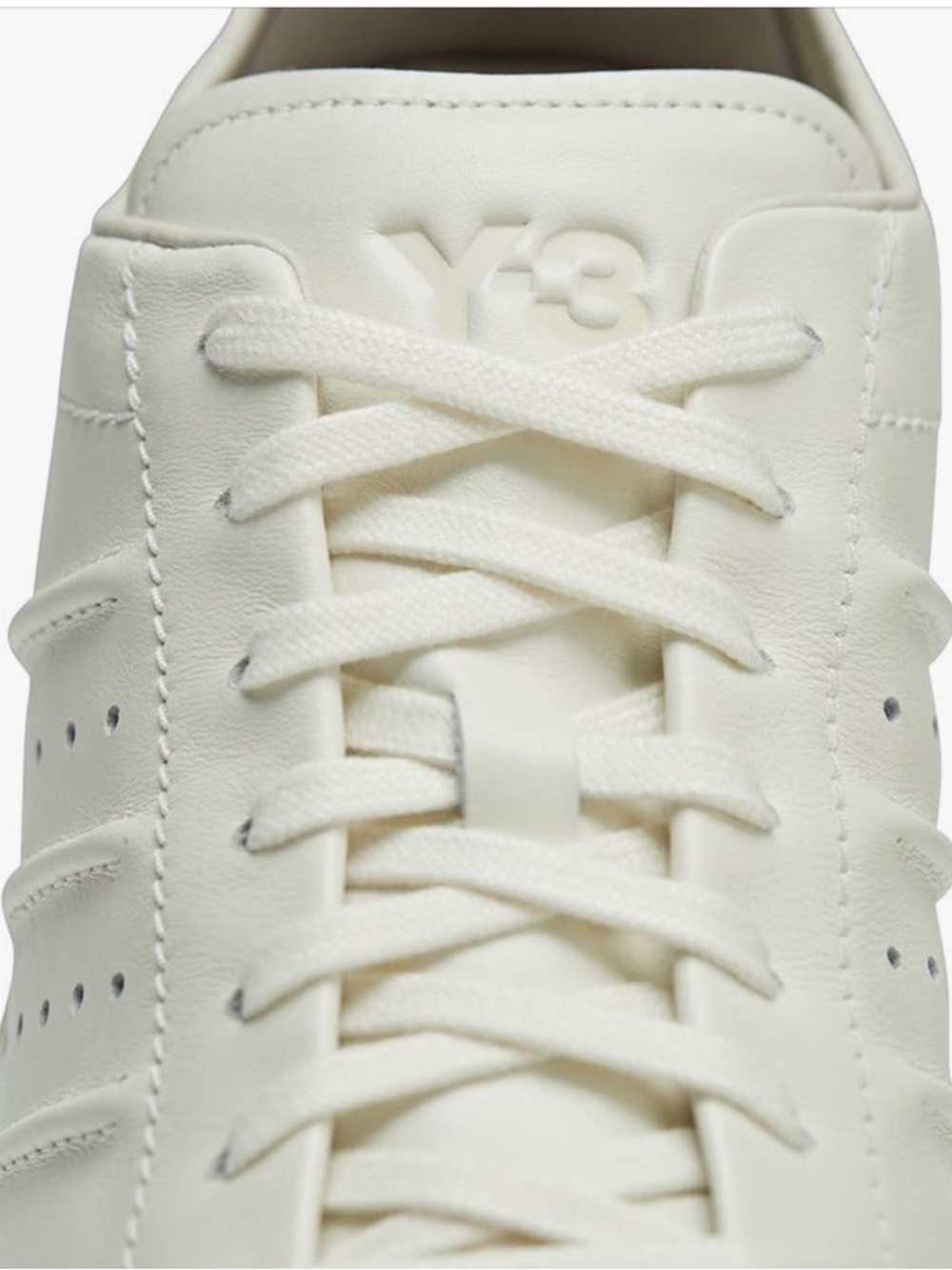 ADIDAS Y-3 SUPERSTAR YOHJI YAMAMOTO LEATHER SNEAKERS SIZE 8 - Picture 7 of 13